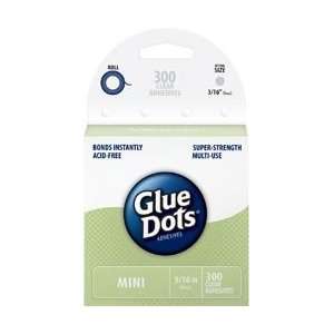  Glue Dots 3/16 Mini Dot Roll 250 Clear Dots 32794; 3 
