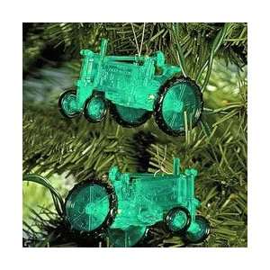   Green Farm Tractor Christmas Lights   Green Wire by Gordon Home