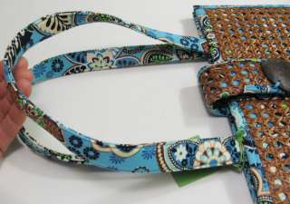   Vera Bradley Tiki Tote Bali Blue Beach Bag NWT Retails $98  