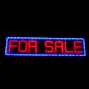  Red and Blue LED FOR SALE Sign