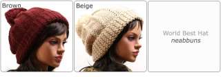 UniSex pompom BEANIE wool Knit Crochet ski Hat Cap IY  
