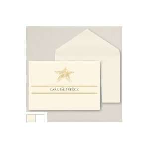 Exclusively Weddings Elegant Starfish Thank You Note 