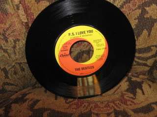 BeatlesLove Me Do Rare Picture Sleeve 45 RPM  