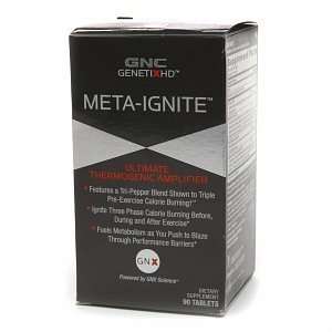   GenetixHD META IGNITE Ultimate Thermogenic Amplifier, Tablets, 90 ea