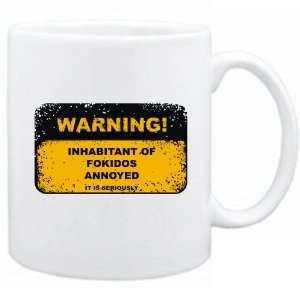 New  Warning  Inhabitant Of Fokidos Annoyed  Greece Mug City 