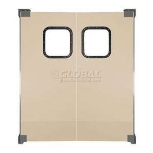  Light To Medium Duty Service Door Double Panel Beige 5 X 