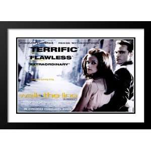  Walk the Line 20x26 Framed and Double Matted Movie Poster 