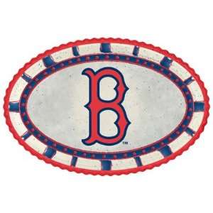   Red Sox Ceramic Oval Serving Plate 