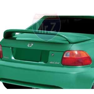   Honda Delsol Custom Spoiler Mid Wing Style (Unpainted) Automotive