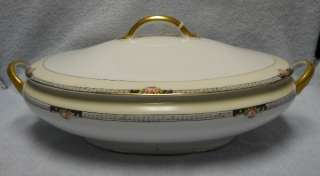 NORITAKE china BEECHMONT pattern OVAL COVERED VEGETABLE  