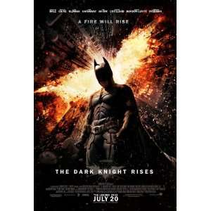  The Dark Knight Rises Movie Poster 27x40 Final Version 