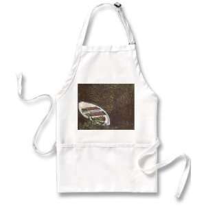  The Boat By Claude Monet Apron 
