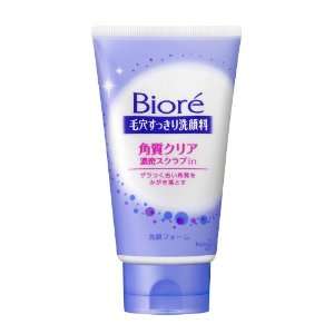 Biore Facial Pore Washing Foam Dead Skin Cell Clear 100g (Japan Import 