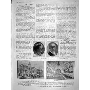   1908 PORTRAIT REV. JOWETT DIGBETH INSTITUTE BIRMINGHAM