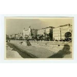  Waterfront Photo of Hotels and Beach Nice France 1920s 
