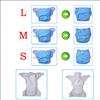 7x One Size Pick Adjustable Reusable Washable Baby Cloth Diaper Pocket 