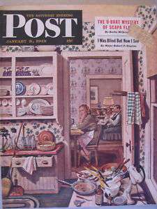 Saturday Evening Post January 8,1949 *Dohanos* ADS  