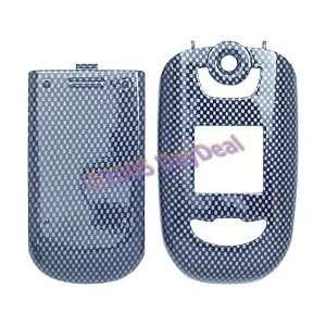  Carbon Fiber Look Faceplate w/ Battery Cover for LG VX8100 