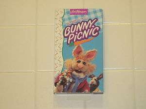 Jim Henson MUPPETS The Tale of BUNNY PICNIC VHS video~RARE 