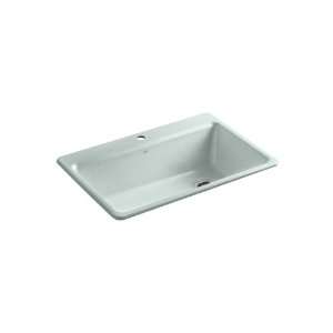 KOHLER K 5871 1 FE Riverby Self Rimming Single Basin Kitchen Sink with 