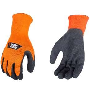 Black and Decker BD540M Textured Rubber Coated Gripper Work Gloves 