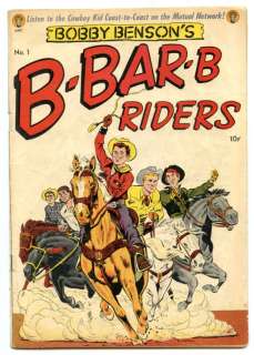 Bobby Bensons B Bar B Riders #1 Scarce in Guide  