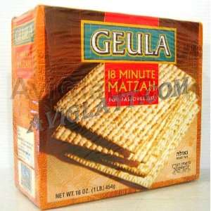 Geula 18 Minute Matzah For Passover 16 Grocery & Gourmet Food