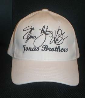 JONAS BROTHERS AUTOGRAPHED CAP / HAT (ROCK / POP MUSIC)  