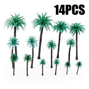   inch Model Coconut Palm Trees Layout Train Scale 1/50 Toys & Games