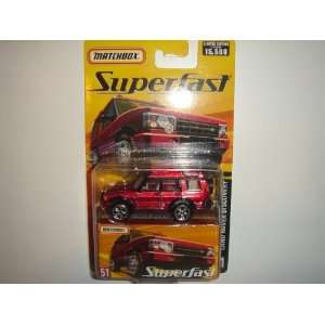   2005 Matchbox Superfast Land Rover Discovery Maroon #51 Toys & Games