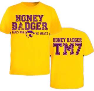LSU Honey Badger Takes What He Wants TM7 Football F & B Funny Jersey T 