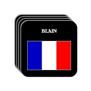  France   BLAIN Set of 4 Mini Mousepad Coasters 