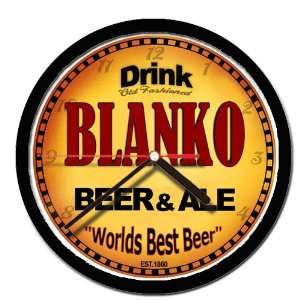  BLANKO beer and ale cerveza wall clock 