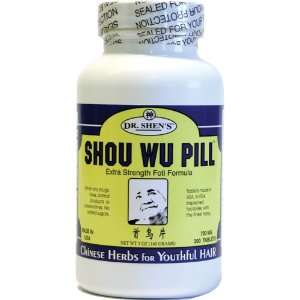  Dr Shens Shou Wu Pill Youthful Hair 200 Tablets Beauty