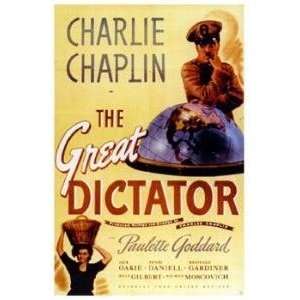  THE GREAT DICTATOR (REPRINT) Movie Poster