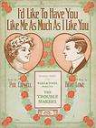 Like To Have You Like Me As Much As I Like You,1911