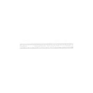  Plastic Ruler, w /imperial and Metric Ruling, 15, Clear 