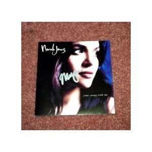  NORAH JONES autographed SIGNED Cd Cover  