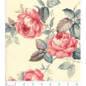  56 Wide Rose Arbor   Vintage Fabric By The Yard Arts 
