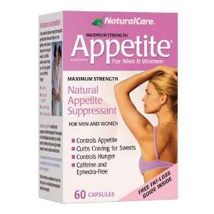  NaturalCare Natural Appetite Suppressant, 60 Capsules 