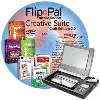 Flip pal mobile scanner with Creative Suite Craft Edition DVD by 