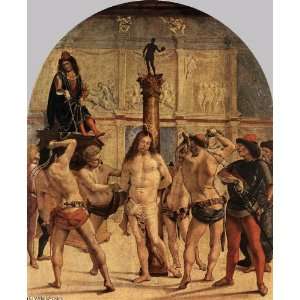  paintings   Luca Signorelli   24 x 30 inches   The Scourging of Christ