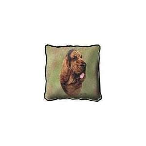  Bloodhound Pillow   17 x 17 Pillow