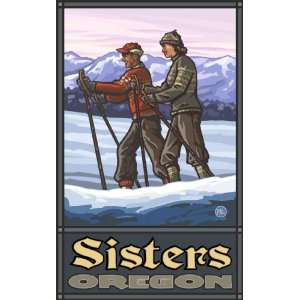  Northwest Art Mall Sisters Oregon Cross Country Skier 