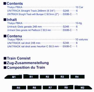 TGV Thalys New Color Kato 10918 (K10918) N scale Spur N  