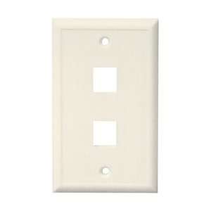  Channel Vision Ivory Single Gang Wall Plate 10 Pack   2 
