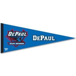  NCAA DePaul Blue Demons Royal Blue 12 x 30 Premium 
