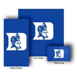  Duke Blue Devils NCAA Sheet Set (Full/Queen) Sports 