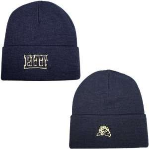 Top of the World Pittsburgh Panthers Navy Knit Beanie  