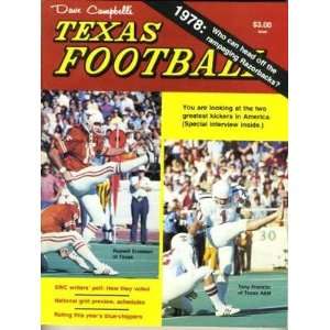  1978 Dave Campbells Texas Football Summer Edition 